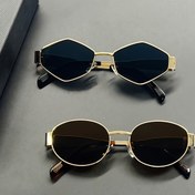 Resim 2 Adet Kadın Y2K Retro Metal Çerçeve Moda Gözlük - Altıgen & Elips Şekilli Retro Poligonal Tasarım, Kıyafet Eşleştirme ve Alışveriş için Dekoratif Lensler, Sevgililer Günü, Anneler Günü, Noel için Tatil Hediyesi, Trendy Gözlük, Dayanıklı Gözlük 