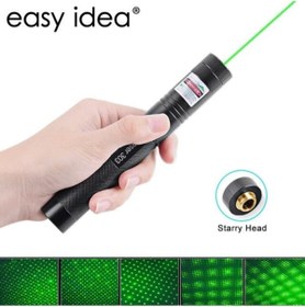 Resim AGUILAS Green Laser Pointer Şarjlı Güçlü Yeşil Lazer Metal Kasa 
