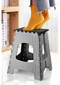 Resim Homenıva Pratik Büyük Katlanabilir Tabure - Katlanır Kamp Tabure Çok Renkli 