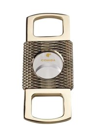 Resim Cohiba Rose Gold Desenli Metal Puro Makası Kesici - Trp7132 