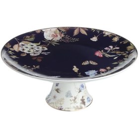 Resim Lucky Art LYHD 681 Fleuriesse New Bone China Porselen Ayaklı Kek Standı 27cm 