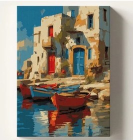 Resim Kendin Yap Sayılarla Tuval Boya Kiti - 40x50 Cm, Hobi Seti 