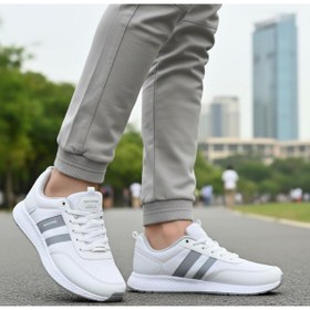 Resim Wickers Spor Ayakkabı Erkek Beyaz Ortopedik Hafif Taban Hava Alan Üst Malzeme 2472 