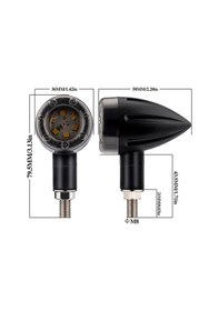 Resim Motosiklet Mini Chopper Tip 4 Modlu Sinyal Takım 