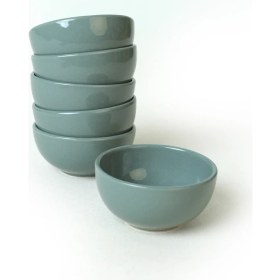 Resim Keramika Yeşil Bulut Mini Çerezlik / Sosluk 8 cm 6 Adet 326 