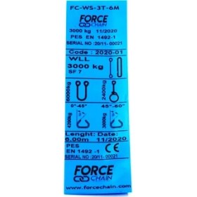 Resim Polyester Gözlü Sapan 3ton 6mt 