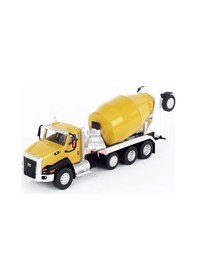 Resim 1/64 Ölçek, Cat Ct660 Çimento Mikseri, Sergilemeye Hazır Metal İş Makinası Modeli 