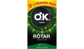 Resim Okey Rötar Li Ekonomik 20'li Prezervatif 