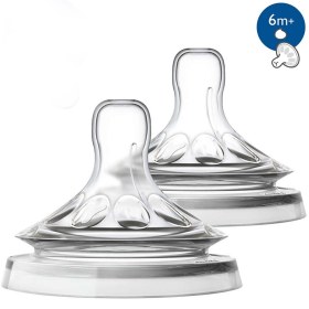 Resim Philips Avent Natural Biberon Emziği SCF046/27 6+Ay 