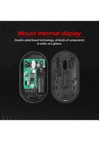 Resim F-11 Üç Modlu Mini Kablosuz Bluetooth 2.4g 2400 Dpı Mouse 