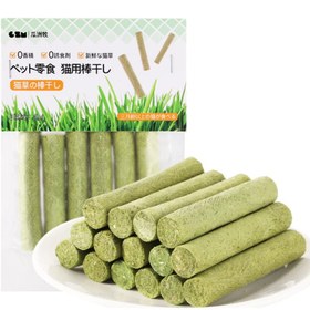 Resim 6 Adet/torba Doğal Kedi Çimi Diş Öğütme Azı Dişleri Çubuğu Evcil Hayvan Atıştırmalıkları Kedi Diş Temizleme Çubukları 3 Aydan Büyük Kediler İçin 