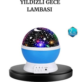 Resim Lvsqvr Renkli Led Gece Lambası 6 Işık Modlu Çocuk Odası Atmosfer Aydınlatma 