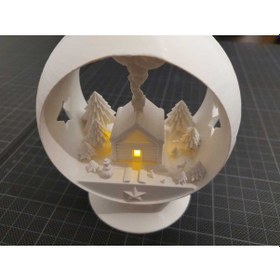 Resim Opencart Kar Küresi, Kar Küresi, Yeni Yorum, Çay Işığı Sadece Plastik Aparattır 