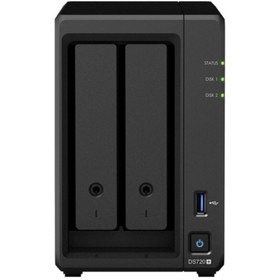 Resim SYNOLOGY DS720PLUS 2 X 3,5 SATA Destegi RAID(0-1) NAS Depolama Ünitesi 