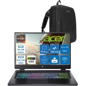 Resim Acer Nitro 17 Amd Ryzen 7 7735HS 16GB Ddr5 512GB SSD RTX4050 140W 6gb 17.3" Fhd IPS 165HZ Freedos Taşınabilir Bilgisayar NHQL1EY003F01 + Zetta Çanta 