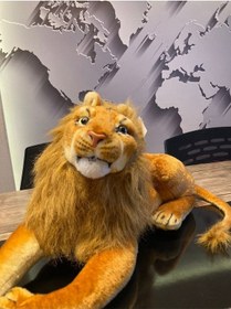 Resim Aslan Peluş Oyuncak Büyük Boy Camel 