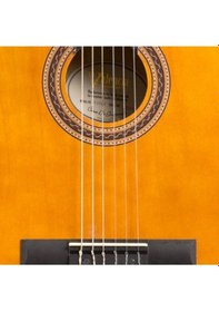 Resim Valencia Vc104tc Klasik Gitar - Naturel Cutaway Başlangıç Seviyesi Sap Ayar Çeliği Truss Rod , Kesik Kasa Cutaway İle Üst Perdelere Kolay Erişim Ve Parlak Naturel Bitiş 