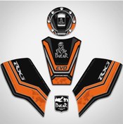 Resim Redline Grafik Rx3i Evo Tank Pad Set Siyah Turuncu Rx3 Evo 