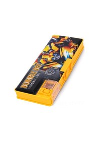 Resim Dianziye Erkek Çocuklar İçin 4 Fonksiyonlu Büyük Kapasiteli Katlanır Abs Plastik Kore Tarzı Kalem Kutusu 6-15 Yaş 