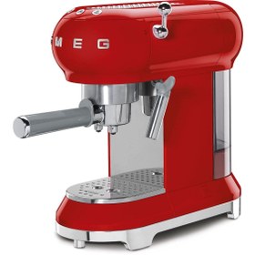 Resim Smeg Kırmızı Espresso Kahve Makinesi Ecf01rdeu 