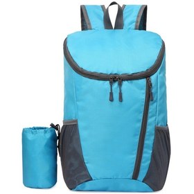 Resim 20l Hafif Katlanır Sırt Çantası Su İtici Çanta Bisiklet Kamp Tırmanma Yürüyüş Seyahat Okul Diğer 