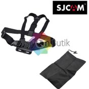 Resim Sjcam Sj6 Legend Sj7 Star Göğüs Bağlantı Askısı + Bez Çanta Çok Renkli 