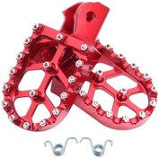 Resim Wangxi Yüksek Kaliteli Kırmızı Alüminyum Alaşımlı Motosiklet Ayak Pedleri Surron X160 X260 