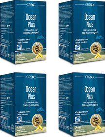 Resim Ocean Plus Balık Yağı Omega3 1200 Mg 30 Softjel Kapsül 4 Adet 
