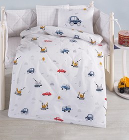 Resim Kanz Ranforce Bebek Uyku Seti - Digger Cars 
