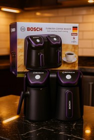 Resim Bosch Türk Kahvesi Makinesi 8 Fincan kapasiteli Çift Hazneli 