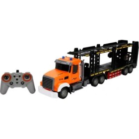 Resim Flamex 1:12 Sesli ve Işıklı USB Şarjlı Uzaktan Kumandalı Transporter 56 cm 