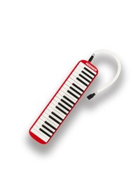 Resim Melodika 32 Tuş Çanta, Hortum, Bez Kırmızı 