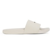 Resim Calvin Klein Ekru Erkek Plaj Terliği POOL SLIDE W/ CK SQUARE 