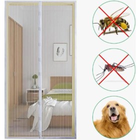 Resim Venüs Shopping Mıknatıslı Kapı Sinekliği Tül Perde 105 x 210 cm (4887) 