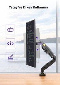 Resim North Bayou Nb F80 Tek Kol Amortisörlü Monitör Tutucu 