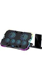 Resim Gamebooster GB-NS10 15-16" Siyah 6-Fanlı Notebook Soğutucu 
