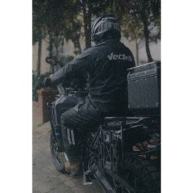 Resim Tech90 Nefes Alır Esnek Özel Üretim Dikişsiz Motorcu Yağmurluk 