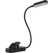 Resim Konesam Usb Şarjlı Kitap Okuma Lambası - 8 Led Ayarlanabilir Aydınlatma Siyah 