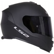 Resim LS2 STORM MAT SİYAH KAPALI MOTOSİKLET KASKI SİYAH CAMLI 
