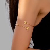 Resim 1 Zarif Kelebek Tasarımı Bilezik - Altın Tonu, Minimalist Stil, Günlük Giyim İçin Mükemmel, Her Gün Aksesuarı|Minimalist Bilezik|Dayanıklı Bilezik 