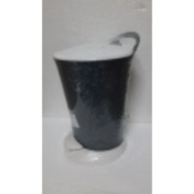 Resim 6lt Siyah Beyaz Çöp Kovası, Pratik ve Şık Ev ve Ofis Kullanımı 