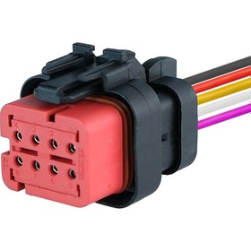 Resim TE Connectivity Erkek Konnektör 8 Pin Kablolu 