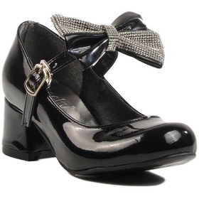 Resim Aspor Siyah Fiyonk Kurdeleli Bantlı Kız Çocuk Babet Çok Renkli 