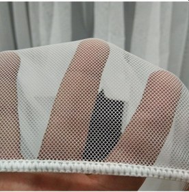 Resim Perdefony Grek Zemin Düz Tül Perde 