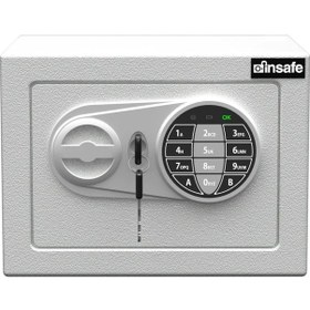 Resim İnsafe ISCI17 Küçük Boy Çelik Para Kasası Beyaz 