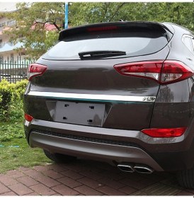 Resim Hyundai Tucson 2015 Üzeri Krom Bagaj Üst Çıtası Pas. Çelik Geniş N11.2691 