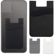 Resim Silikon Telefon Kart Tutucu Cüzdan Kılıfı Madeni Para Cüzdanı Kart Tutucu Telefon Cep Telefonu Cep Telefonu Hediyesi Baba Erkek Arkadaş için Yapıştırın 
