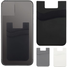 Resim Silikon Telefon Kart Tutucu Cüzdan Kılıfı Madeni Para Cüzdanı Kart Tutucu Telefon Cep Telefonu Cep Telefonu Hediyesi Baba Erkek Arkadaş için Yapıştırın 