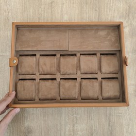 Resim Heritage Deri Saat Koleksiyon Kutusu 