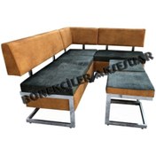 Resim Evim-E Aksesuar C Profil Mutfak Köşe Takımı Sandıklı - Tamamı Metal 